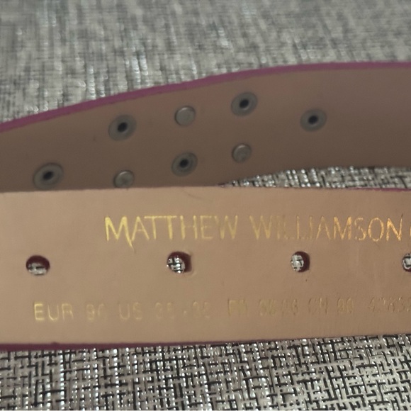 MATTHEW WILLIAMSON FOR H&M Pink Belt - Picture 6 of 11